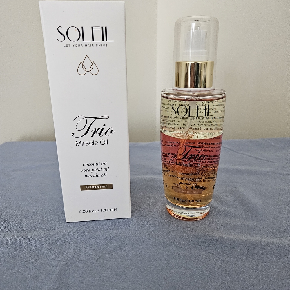 Soleil - Trio Miracle Oil For Damaged Hair 4.06fl oz